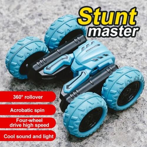 Children Inertia Double-sided Dump Truck Resistant Falling 360 Stunt Rolling Off-road Vehicles Toy Car Turned Boys Gift Toys