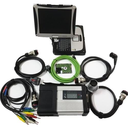 MB Star C5 2019 SD Connect C5 with newest software v2019.09 diagnostic tool mb star c5 vediamo DTS expert mode with CF19 Laptop