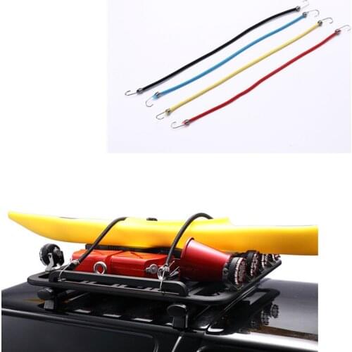 DJ RC Car Binding Belt Roof Rack Rubber Pull Rope for 1:10 RC Track Direction Simulation Model Multi-Color Elastic Ratchet Tie