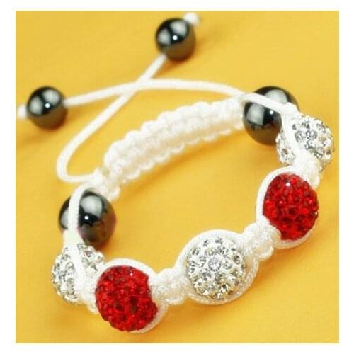 Dg34m micro pave CZ Disco Ball Beads Bracelet nice kids Gift jewelry Discount crystal crystal