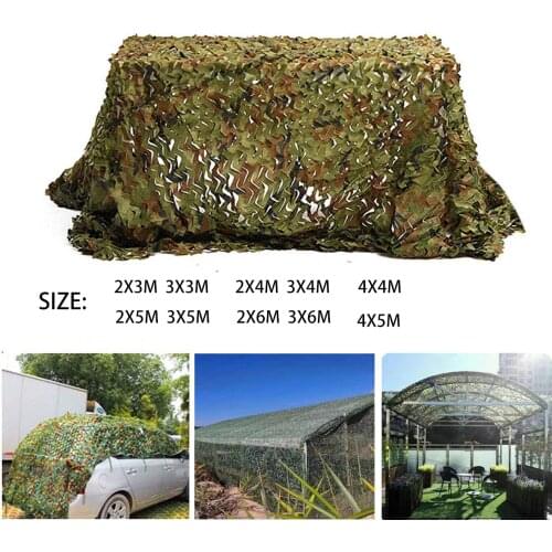 Camouflage Nets Military Army Training Tent Shade Outdoor Hunting Shelter Hide Netting Car Covers Garden Camping Accessories