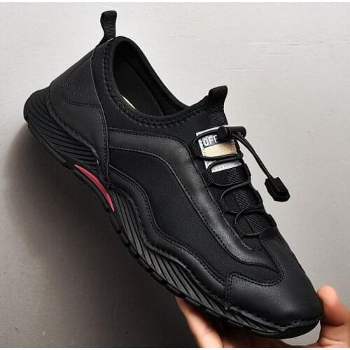 Comfortable Casual Shoes Men Sneakers Leather Loafers Men Shoe Breathable Flats Shoe Hot Sale Fashion Sneakers