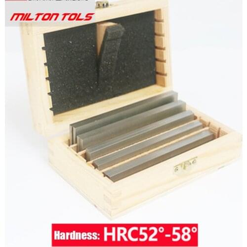 6 Pairs 12Pcs Parallel Pad Gauge Block Alloy Steel CNC Milling Pads Set 120mm x (10-35Mm) for Vice Milling Machine Lathe