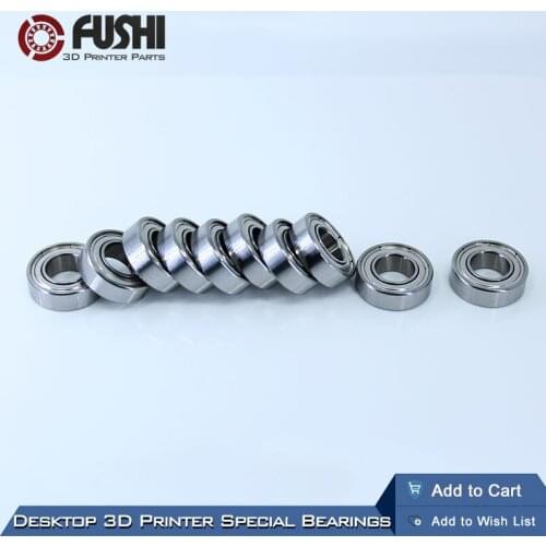 Desktop 3D Printer Special Bearing 685ZZ (10PCS) 5X11X5mm Mute Ball Bearings 685 For Kossel Mini Prusa i3 Parts Free Shipping