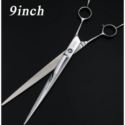 9 inch pet dog grooming scissors professional hair straight shears for dogs & cats