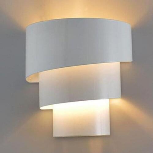 Wholesale Led Wall Lamp Hotel Rooms Fashion Creative Induction Bedside LED Lamp Bedroom Modern Nordic Iron Art Wall Lights