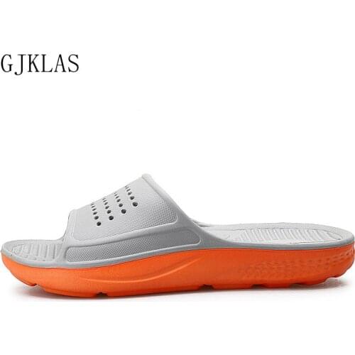 Unisex Eva Slippers Mens Outdoor Korean Personality Trend Fashion Boys Large Size 48 49 Non-Slip Bathing Thick-Soled Beach Shoes