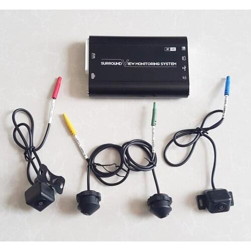 Bird View System HD 3D 360 Surround View System Multi-angle adjustable metal Car camera 1080P DVR