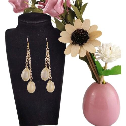 UKEBAY New Long Earrings For Women Shell Jewelry Natural Shell Earrings 3 Styles Drop Earring Birthday Gift Wedding Accessories