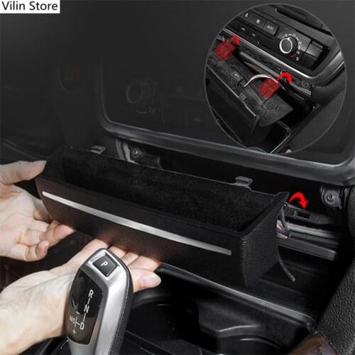 For BMW 3/4 series F30 F32 F34 F36 316i 320i 328i Car Inner Center Console CD Panel Replacement Buckle Storage Box Accessories