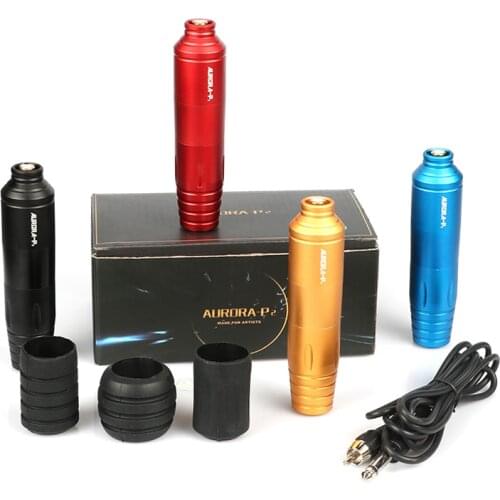 Rotary Tattoo Machine Aurora Pen 10000 Rpm High Speed Motor Aluminum Alloy Material PMU Eyebrow Body Art Professional Tattoo Gun