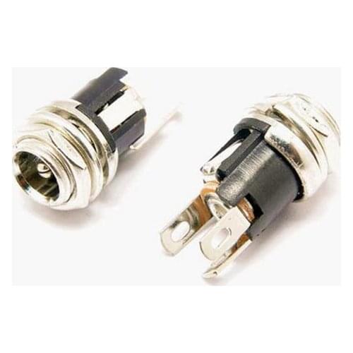 10PCS/LOT High Quality DC Power Socket Jack DC-025M PIN=2.5 3Pin DIP Needle Size Adaptation 5.5mmx2.5mm Power Female Plug