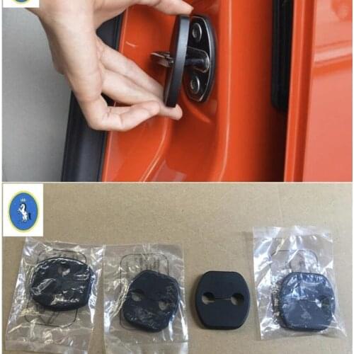 Yimaautotrims Inner Car Door Lock Cover Buckle Protection Kit For Nissan Teana / Altima / Sentra Sylphy 2014 - 2018 Plastic