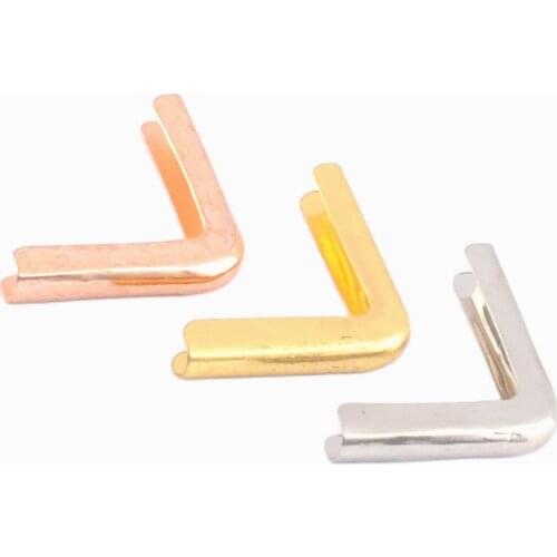 25mm Corner Protectors Metal Corners with Retro Pattern Corner Protector for Boxes, Tables and Books Corner Bracket Jewelry