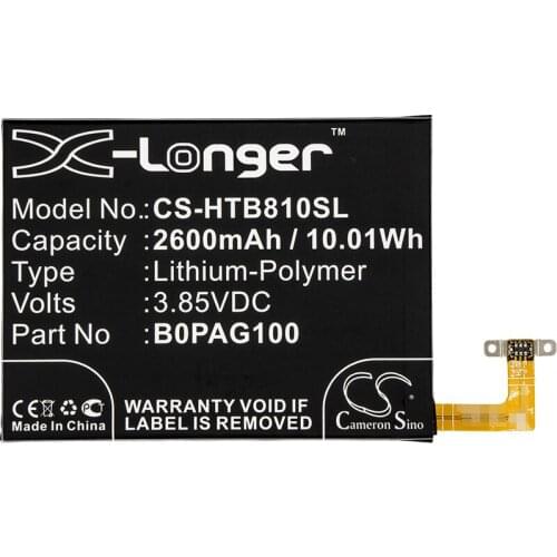 Cameron Sino 2600mAh Battery for HTC B810X Butterfly 2 HTL23,35H00223-00M B0PAG100 BOPAG100