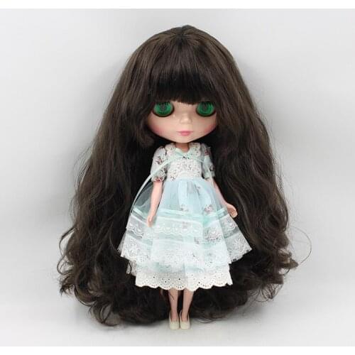 Free shipping cost Nude dolls(dark gray hair)