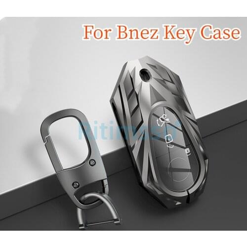 Car Key Case Cover Holder for Mercedes Benz S Class W223 2020 2021 Car Interior Accessories Car-Styling Holder Shell Keychain
