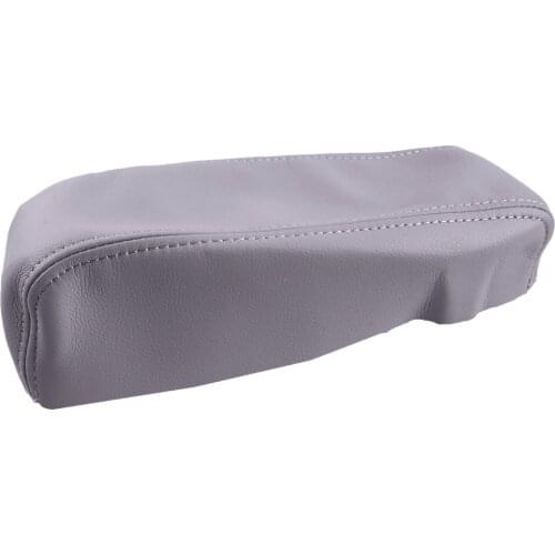 Gray Car Armrest Box Cover Center Console Lid Protector Skin Fit for Toyota 4Runner 1996 1997 1998 1999 2000 2001 2002