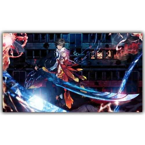 Home Decor Painting Canvas Print 1 Piece Animation Guilty Crown Poster Modern Wall Art Modular Picture For Bedroom Background