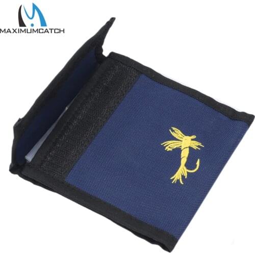 Maximumcatch Blue Fishing Line Leader And Tube Fly Storage Wallet--13.50*13cm