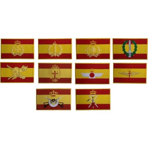 Spain flag patches, flag patches. Spain Flags
