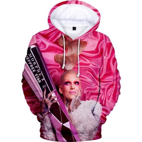 The New Jeffree Star 3D Hoodie Sweatshirt Men/Women Long Sleeve Hoodies Boys/girls Hip Hop Pullover Pretty Jeffree Kids Clothes