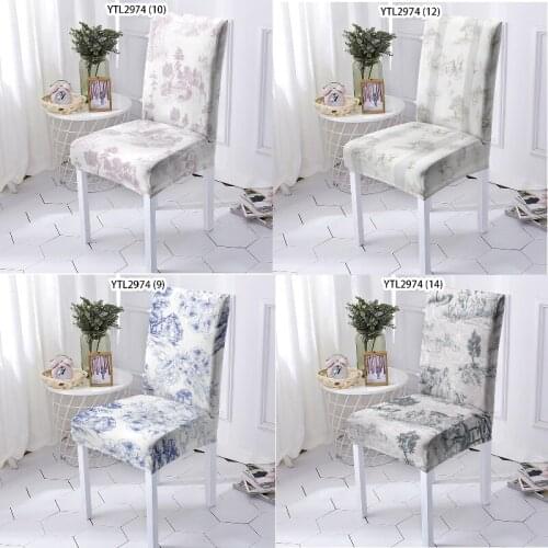Light-colored mountains and rivers chair covers wedding office chair pink chair recliner cover party supplies wholesale kitchen
