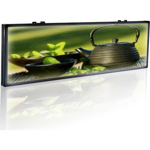 P5 Outdoor RGB HD LED Display Panel WiFi Programmable Advertisement Scrolling Video Screen/Picture/Message board + Temperature