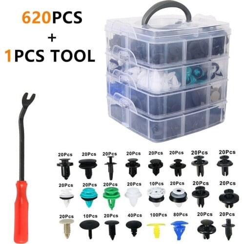 620x Universal Boxed Car Retainer Clips Auto Vehicles Durable Repair Parts