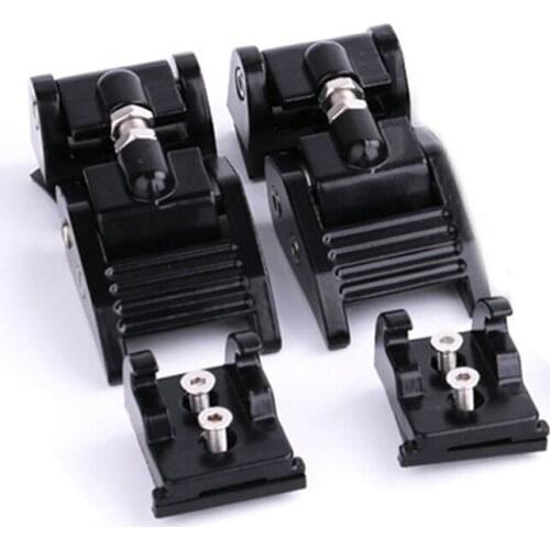 2PC Aluminum Hood Latches Catch Kit for Jeep Wrangler JK JKU 2007-2018 Jeep Wrangler JL JLU