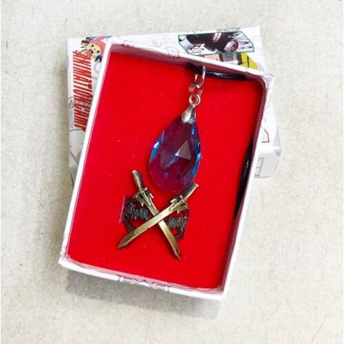 4style Anime SAD Sword Art Online Pendant Kirito Yuki Asuna Fashion Necklace & ring set pendant Men Womens for Gift