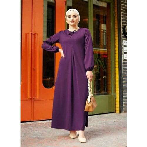 Abaya For Muslim Women Dress Kaftan Robe Trench Coats Femme Musulman Ensembles Abayas Hijab Caftan Dubai Turkey Islamic ClotF913