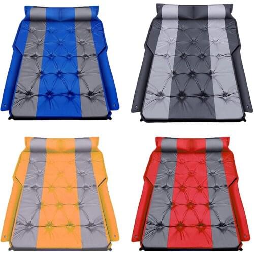 Automatic Inflation Car Air Mattress Rear Sleeping Mat Back Seat Blow-up Sleeping Pad for Suv Trunk Travel Camping Rest