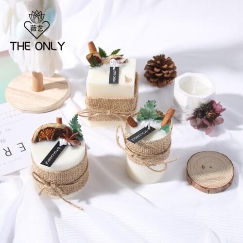 Smokeless Romantic Flower Candle Handmade Creative Gift Box Aromatherapy Candle Wedding Fragrance Bougie Deco Home Decor DE50LZ