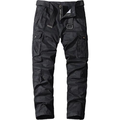Camouflage Pants Men Pure Cotton Outdoor Military Multi-Pockets Pants Camo Tactical Trousers Army Pants Male Spring Autumn