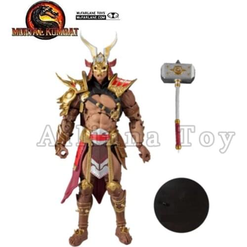 McFARLANE 7inches Action Figure Mortal Kombat XI Shao Kahn Anime Model For Gift Free Shipping