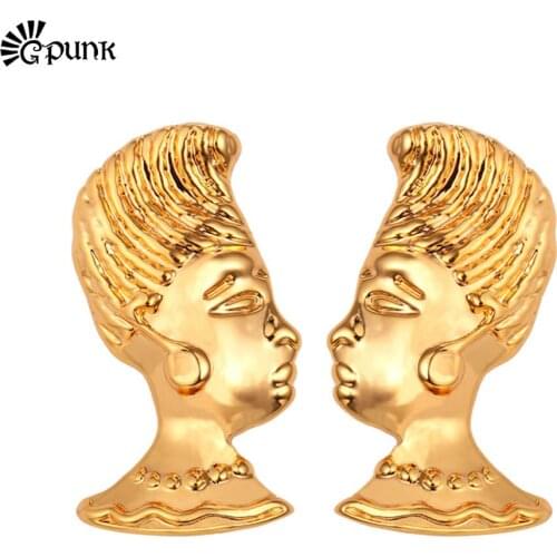 Женские золотые серьги GPUNK China At AliExpress