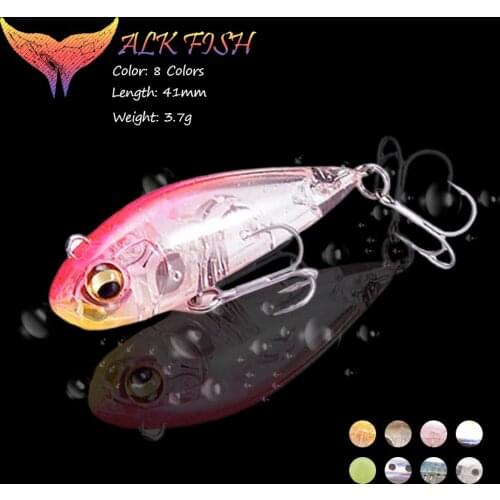 WALK FISH 41MM 3.7G Pencil Fishing Lure Sinking 3D Eyes Artificial Bait Saltwater Hard Bait Treble Hook Pike Bass Fishing Tackle