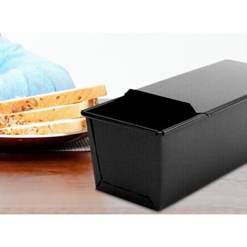 Toast Box Non-stick Bread Loaf Pan Mold Mould with Lid Home Bakery Baking Tool Bakeware