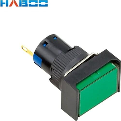 16MM short LED indicator round square rectangular head 2PINS mini LED indicator lights 6V 12V 24V 110V 220V