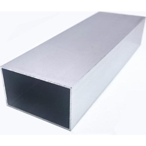 50mm*30mm*1mm square tube aluminum alloy hollow pipe rectangle straight duct vessel 100/200/300/400/500/550mm length
