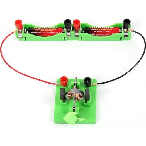 Direct Current Motor Model with Fan Physical Circuit Experiment Kids Educational Toy Designed for kids entertainment great gifts