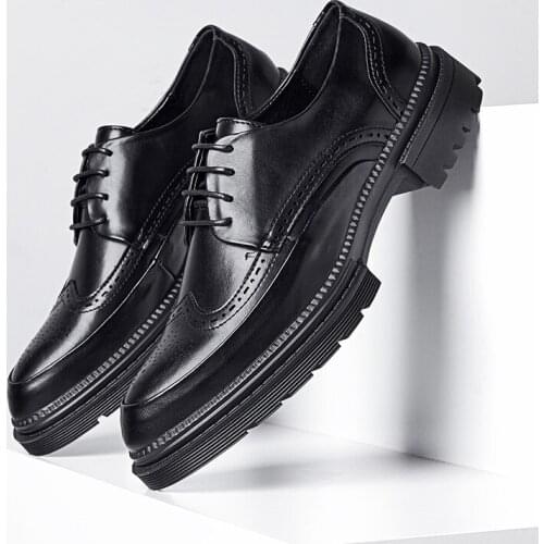 Mens formal shoes, handmade brogue style leather wedding shoes, mens flat leather Oxford shoes, formal shoes