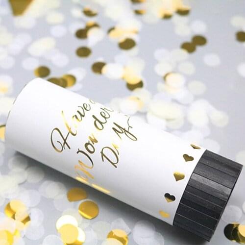 Party Popper Cannons Fireworks Festive Confetti Handheld Party Supplies Wedding Christmas New Year Birthday Celebration Spray