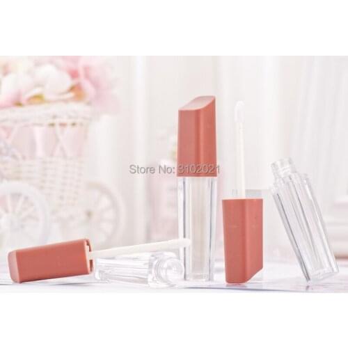 10/30/50pcs Clear Plastic Cosmetic Lip Glaze Lip Gloss Refillable Bottles Empty Transparent Makeup Lipgloss Lipstick Tubes