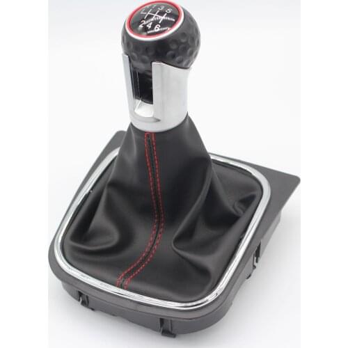 Gear shift knob for Volkswagen Golfs 5-6-row stop shift handball, dust cover, shift lever handball