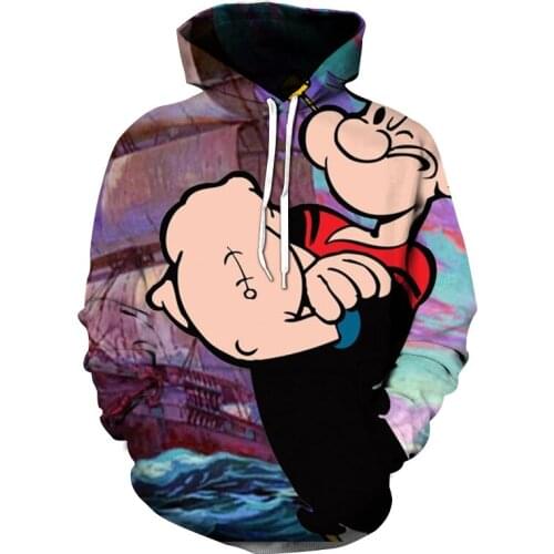 New mens hoodie Fashionable 3D printed animated shirt Mens casual pullover Street coat hoodie Four Seasons Hip Hop Long Sleeve