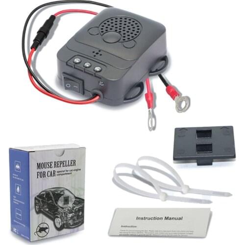 Car Ultrasound Mouse Repeller Intelligent Sensor Switch Circuit Protection LED Strobe Light Ultrasonic Rat Repeller W91F
