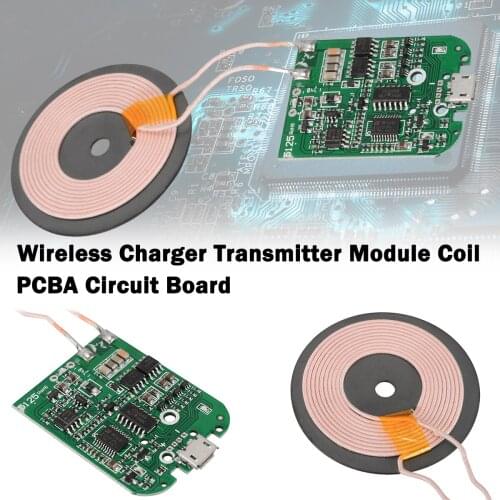 High Quality Wireless Charging Standard Qi Fast Wireless Charger PCBA Circuit Board Transmitter Module Coil Charger Accessories