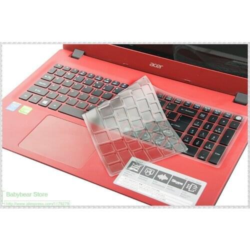 Laptop Ultra Tpu 15.6 Inch Keyboard Cover Protector For Acer Aspire E 15 15.6" E5-576G E5-576 E5 576G E5-575G 575G 2017 2018